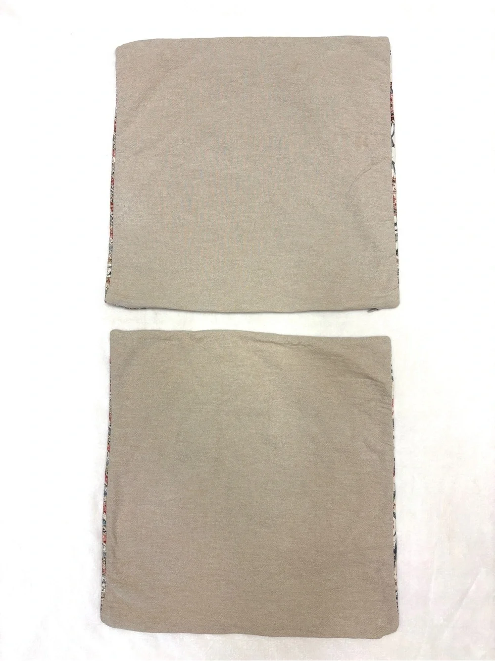 Pottery Barn India Block Print Cotton Decorative Pillowcases 20x20”